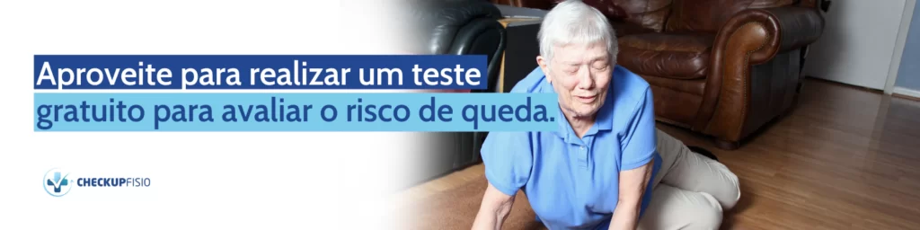 teste de risco de quedas em idosos