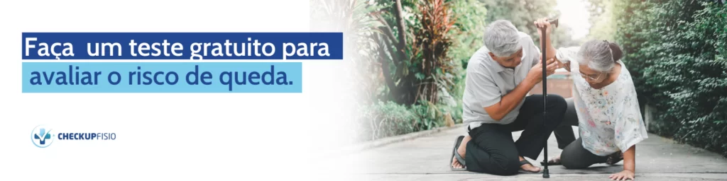 Teste do risco de queda em idoso